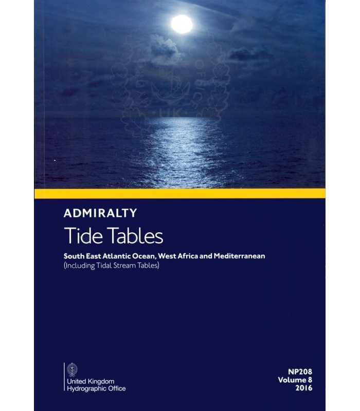 Available to order – NP208-17 Admiralty Tide Tables Volume 8