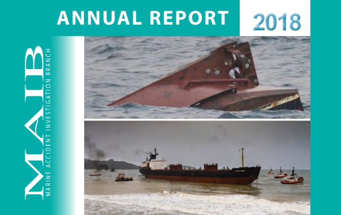 UK Marine Accident Investigation Branch (MAIB) Annual Report 2018
