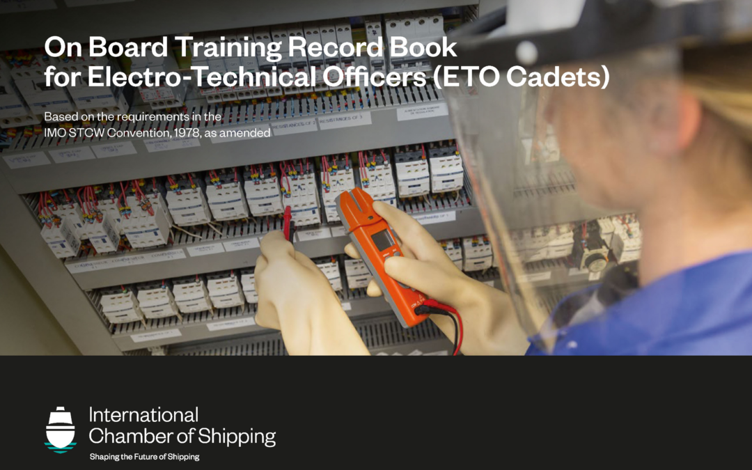 Out Now! On Board Training Record Book for Electro-Technical Officers (ETO Cadets)