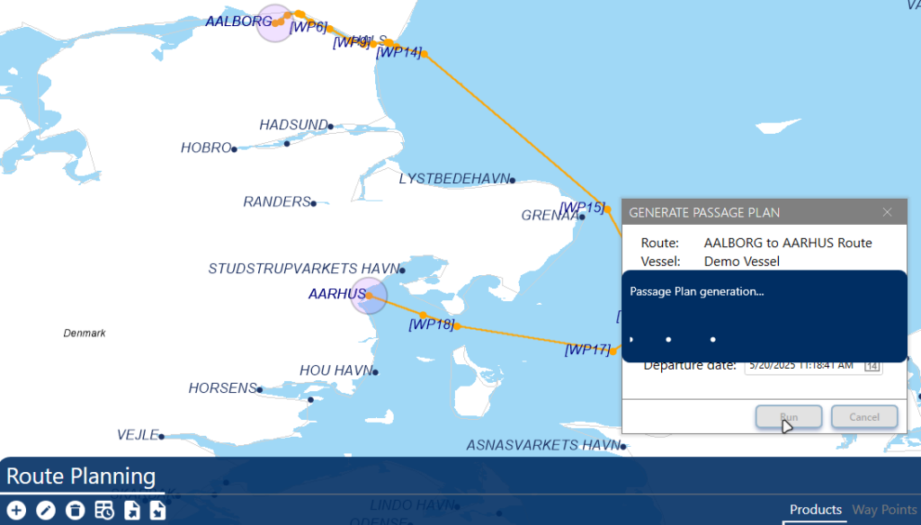 Generate Passage Plan - Generating Generate Passage Plan - Generating